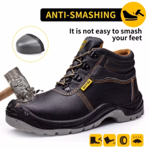 Zapatos de seguridad Resistentes Punta de acero y Cuero